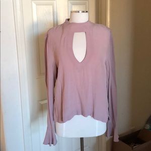 Free People Keyhole Blouse